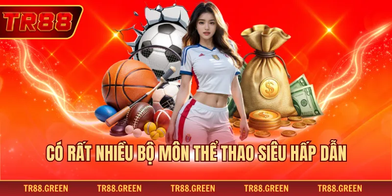 Có rất nhiều bộ môn thể thao siêu hấp dẫn 