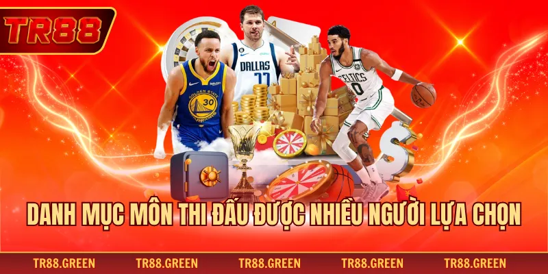 Danh mục môn thi đấu được nhiều người lựa chọn